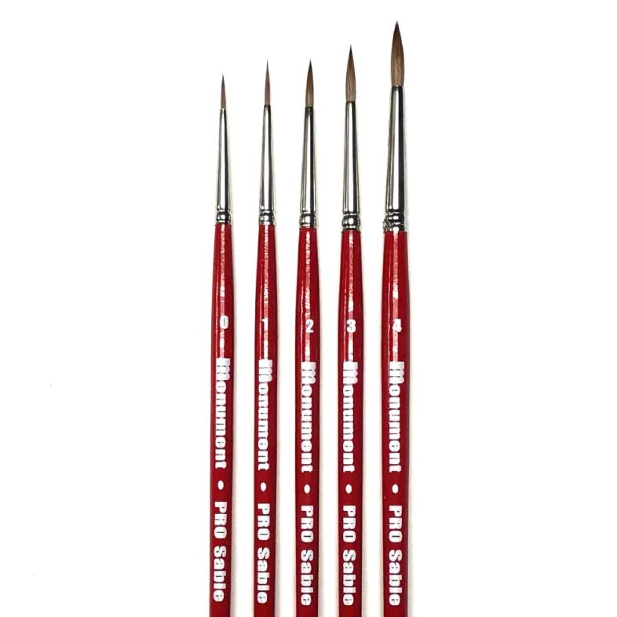 Monument Hobbies - Pro Series Brushes - Pro Sable Set